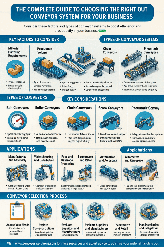 The Complete Guide to Choosing the Right Conveyor System for Your Business