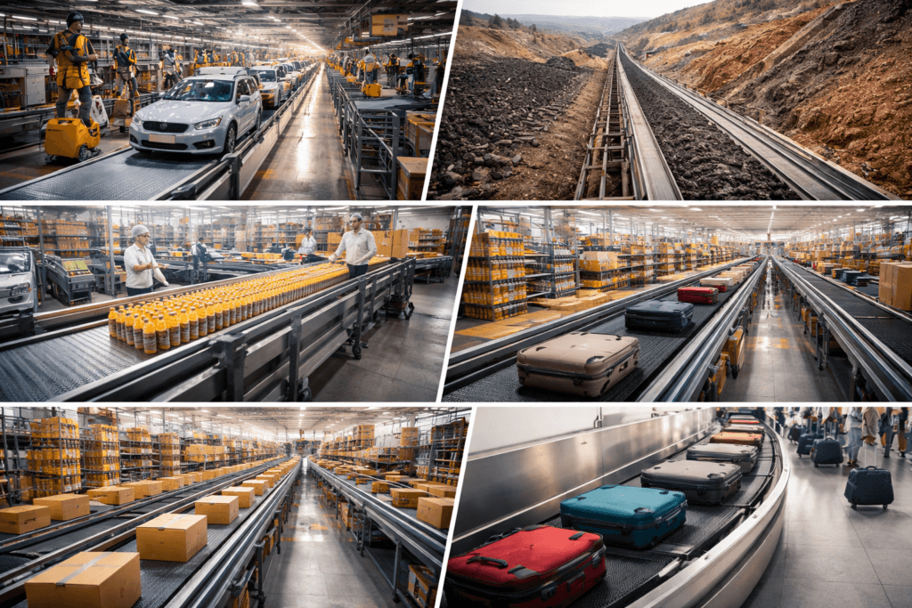 What Industries Use Belt Conveyors the Most?